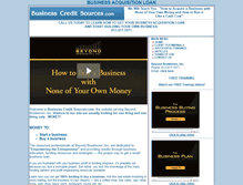 Tablet Screenshot of businesscreditsources.com